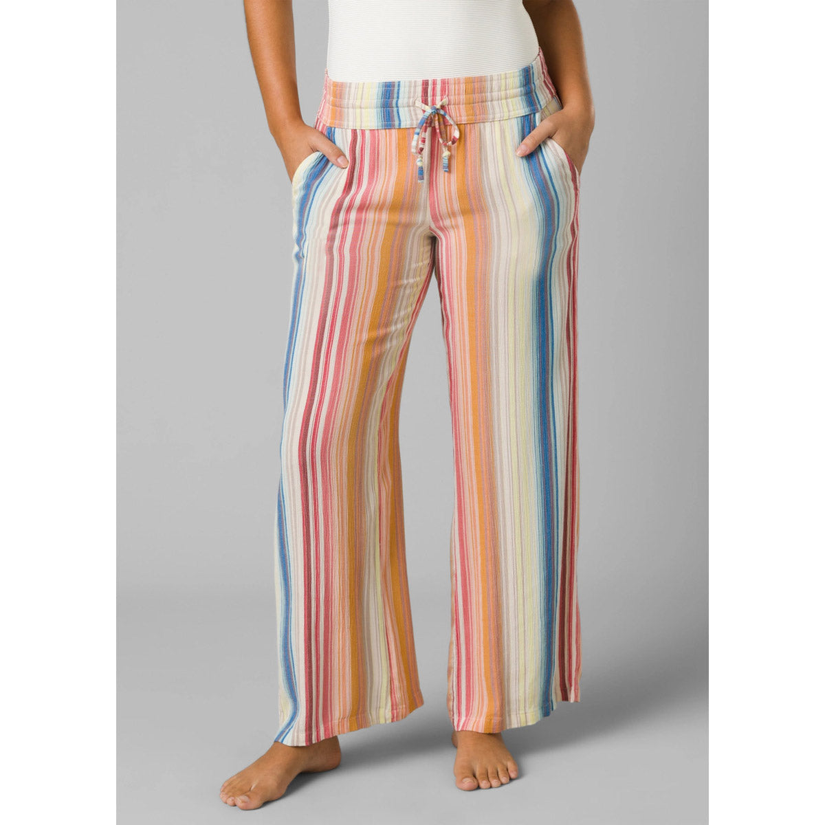 Prana Women&#39;s Fernie Beach Pant Multi Baja Stripe