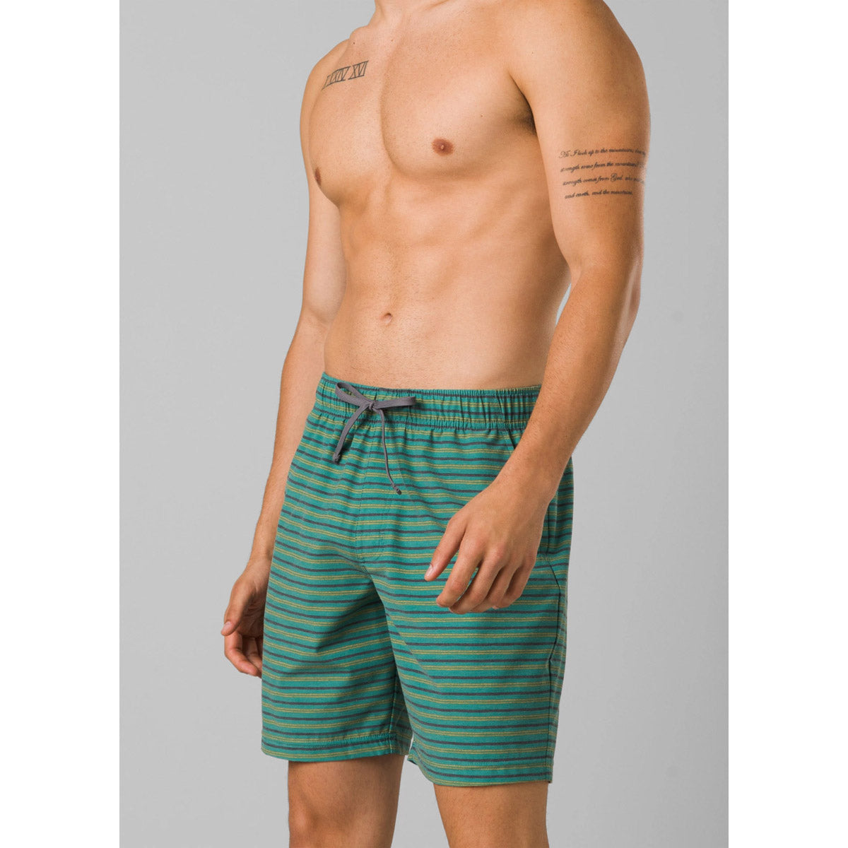 Prana Men&#39;s Metric E-Waist Short 8&quot; Cove Stripe