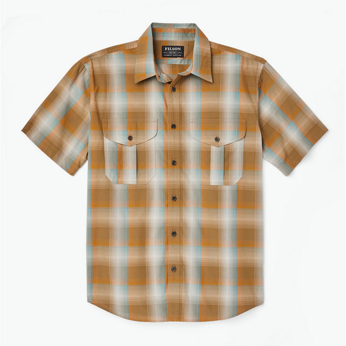 Men&#39;s Feather Cloth Short Sleeve Shirt