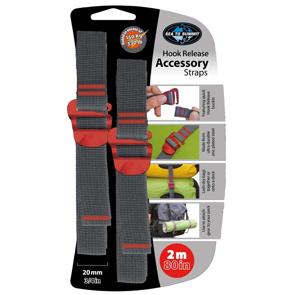 Sea to Summit 20mm Accessory Straps with Hook Release 2M/80&quot;