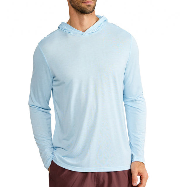 Free Fly Apparel Men&#39;s Bamboo Lightweight Shore Hoody Blue Bird