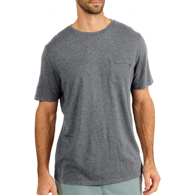 Free Fly Apparel Men&#39;s Bamboo Heritage Pocket Tee