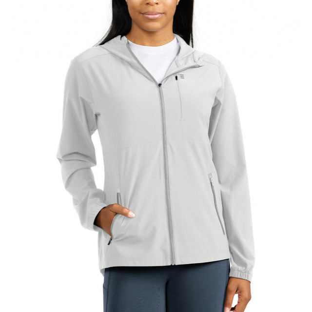 Free Fly Apparel Women&#39;s Breeze Jacket ight Grey / L