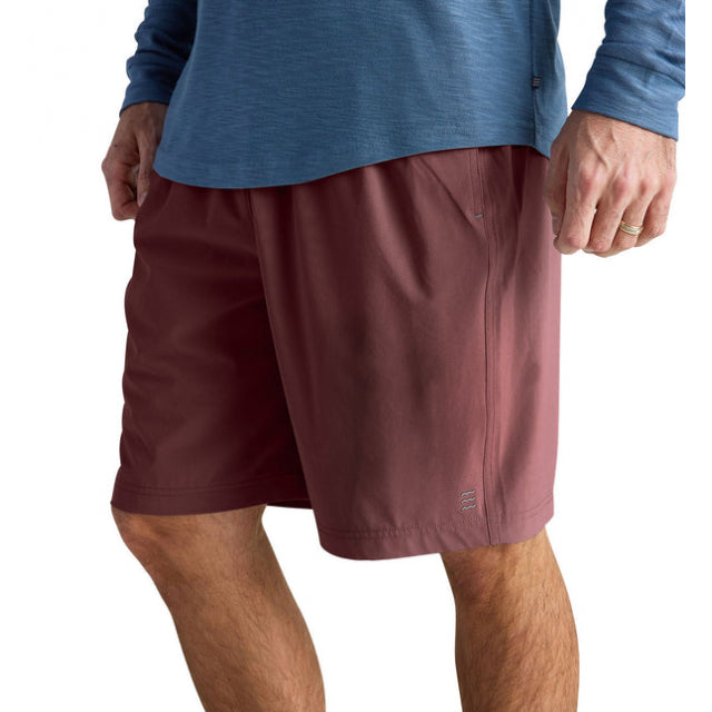 Free Fly Apparel Men&#39;s Breeze Short - 6&quot; Garnet