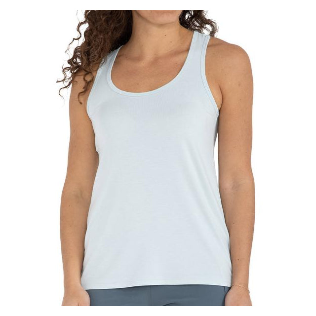 Free Fly Apparel Women's Bamboo Motion Racerback Tank Tide Pool