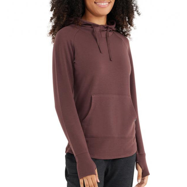 Free Fly Apparel Women&#39;s Bamboo Fleece Pullover Hoody Umber