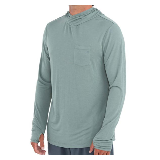 Free Fly Apparel Men's Bamboo Lightweight Hoodie Sabal Green