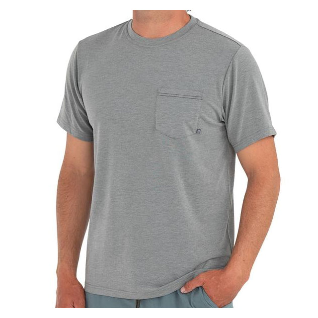 Free Fly Apparel Men&#39;s Bamboo Flex Pocket Tee