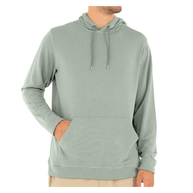 Free Fly Apparel Men&#39;s Bamboo Fleece Pullover Hoody Turtle Grass