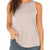 Free Fly Apparel Women's Bamboo Highline Tank Silver Stone Stripe