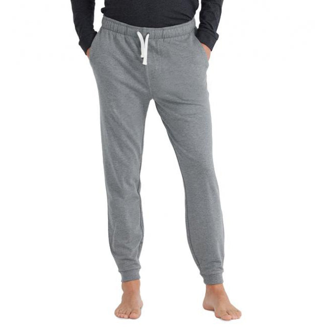 Free Fly Apparel Men&#39;s Bamboo Heritage Fleece Jogger Heather Graphite