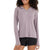 Free Fly Apparel Women's Bamboo Flex Quarter Zip Purple Sage