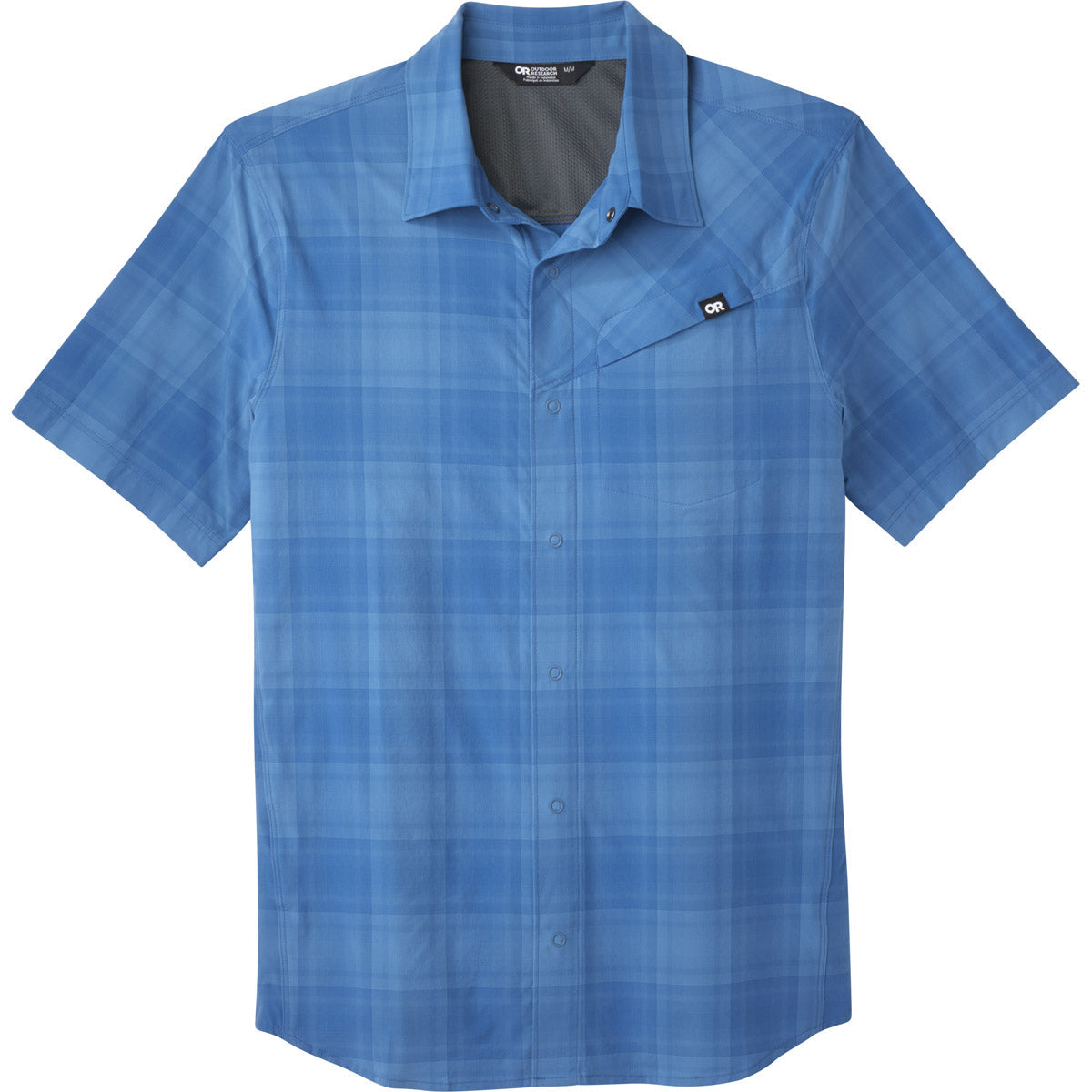 Outdoor Research Men&#39;s Astroman S/S Sun Shirt Cascade Plaid