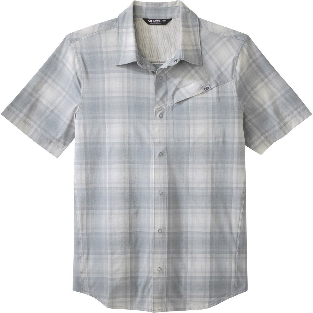 Outdoor Research Men&#39;s Astroman S/S Sun Shirt ead Plaid / L