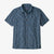 Patagonia Men's Back Step Shirt Ikat Net: Stone Blue