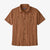 Patagonia Men's Back Step Shirt Ikat Net: Henna Brown