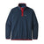 Patagonia Men's Micro D Snap-T Pullover New Navy w/Classic Red