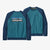 Patagonia Men's P-6 Logo Organic Crew Sweatshirt Abalone Blue