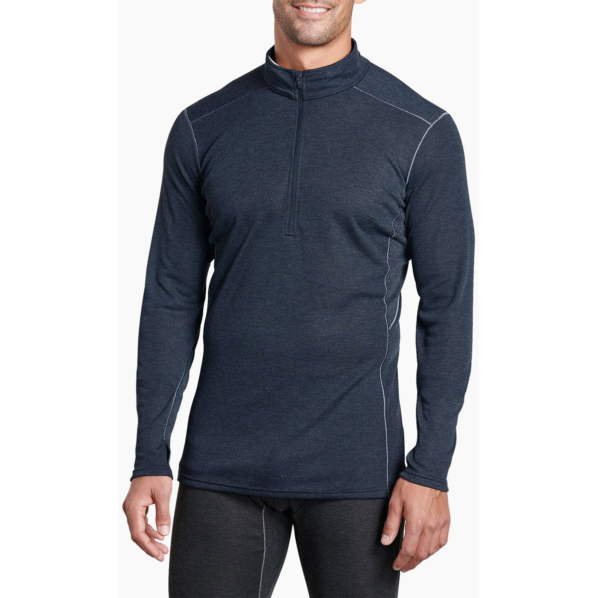 Kuhl Men's Akkomplice Zip Neck Carbon