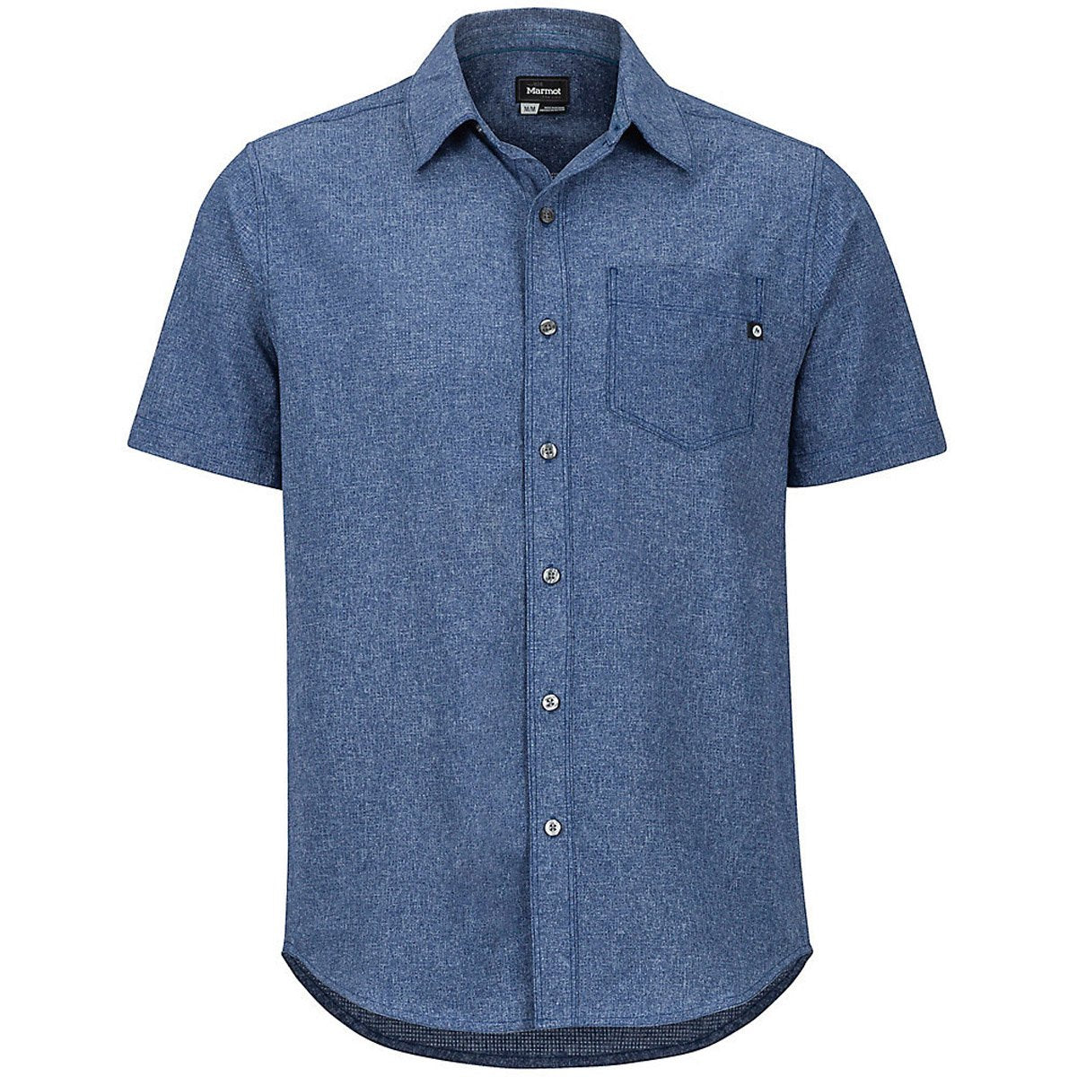 Marmot Men&#39;s Aerobora Short Sleeve Shirt-42100_Arctic Navy