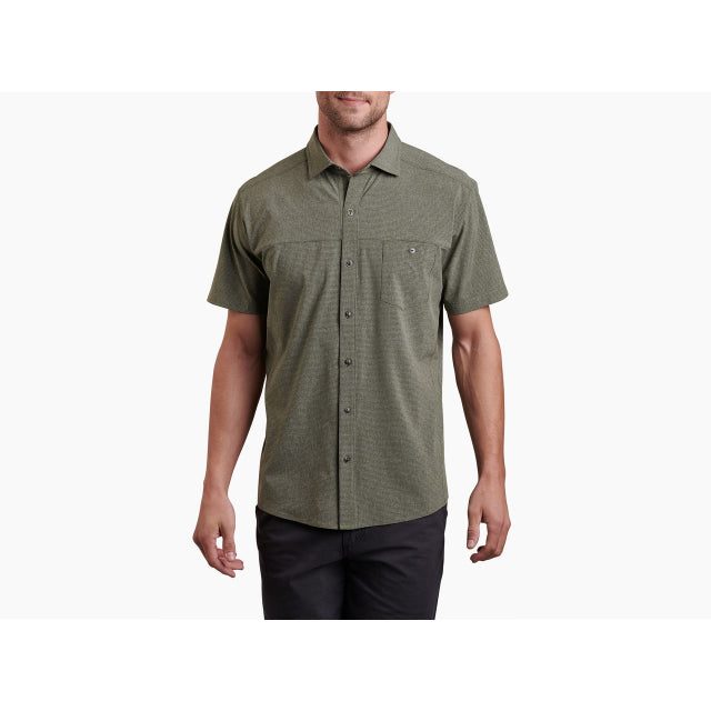 Kuhl Men&#39;s Optimizr Short Sleeve Green Slate