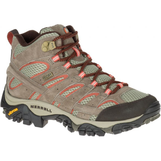 Merrell Women&#39;s Moab 2 Mid Waterproof Bungee Cord