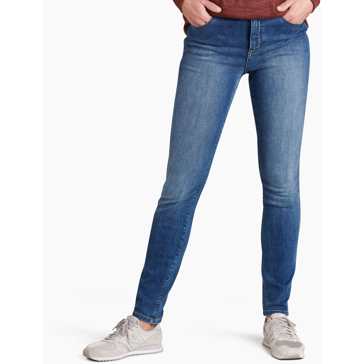 Kuhl Women&#39;s 9&quot; Kontour Flex Denim Skinny Vintage Blue