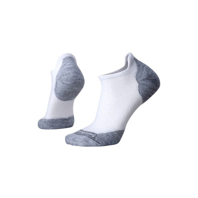 Smartwool Women&#39;s PhD Run Light Elite Micro Socks White Light Gray