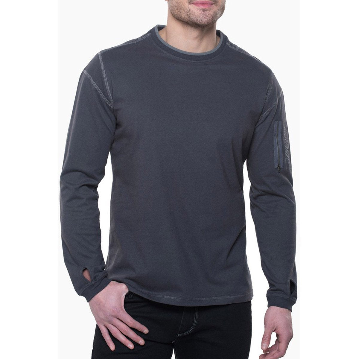 Kuhl Men&#39;s Kommando Crew Carbon