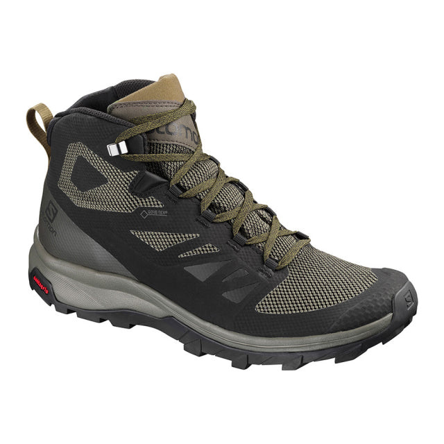 Salomon Men&#39;s OUTline Mid GTX Black / Beluga / Capers