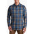 Kuhl Men's Fugitive Flannel Shirt Blue Copper