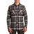 Kuhl Men's Lowdown Flannel Long Sleeve Raw Umber