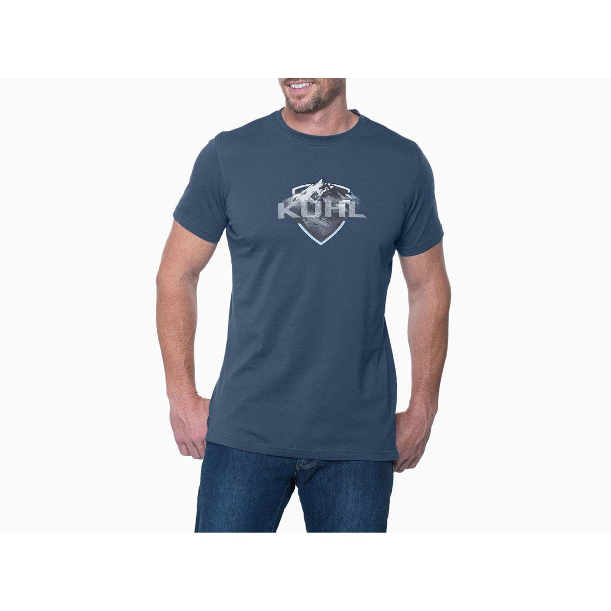 Kuhl Men's Born in the Mountains T-Shirt Pirate Blue