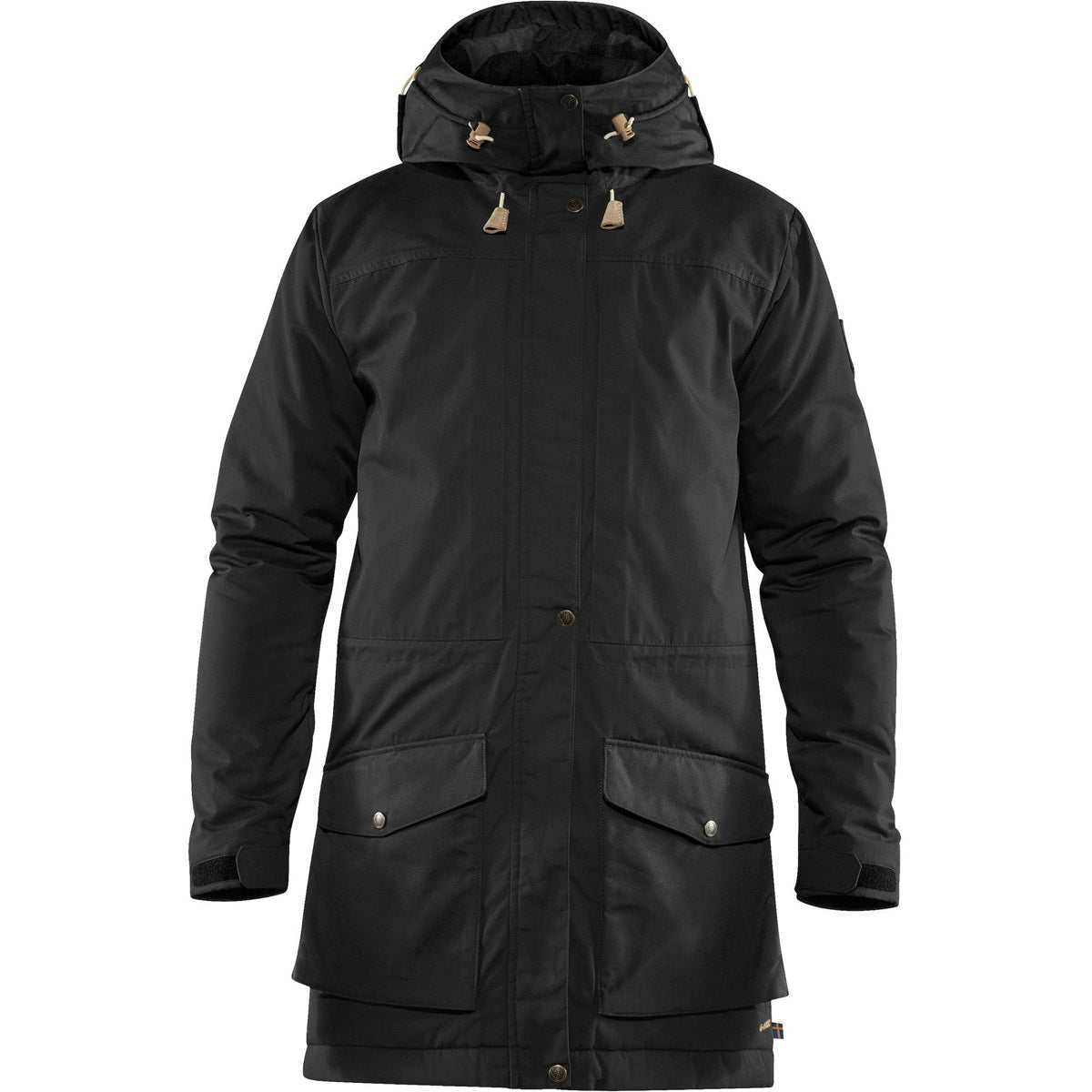 Fjallraven Men&#39;s Singi Wool Padded Parka Black