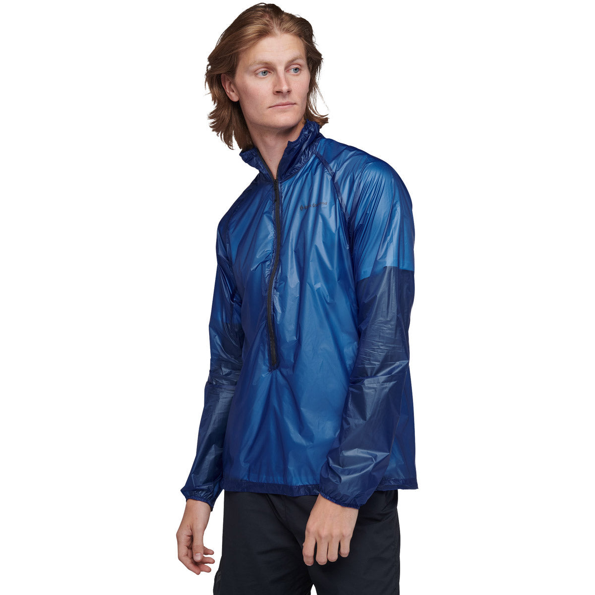 Black Diamond Men&#39;s Deploy Wind Shell Ultra Blue