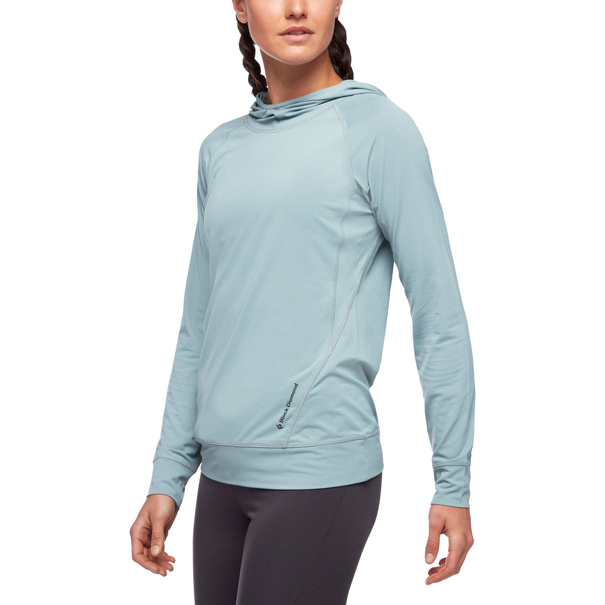 Black Diamond Women&#39;s Alpenglow Hoody Blue Ash