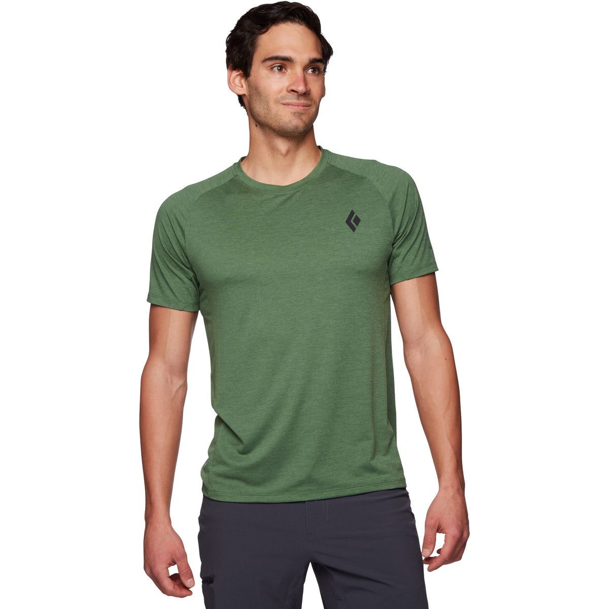 Black Diamond Men&#39;s Lightwire Short Sleeve Tech Tee Arbor Green