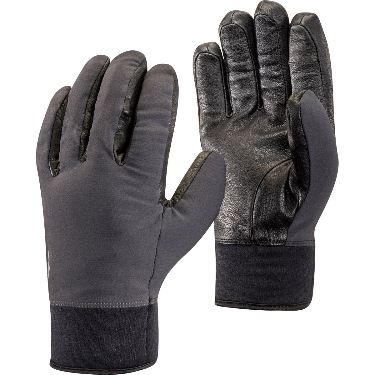 Black Diamond Heavyweight Softshell Gloves Smoke