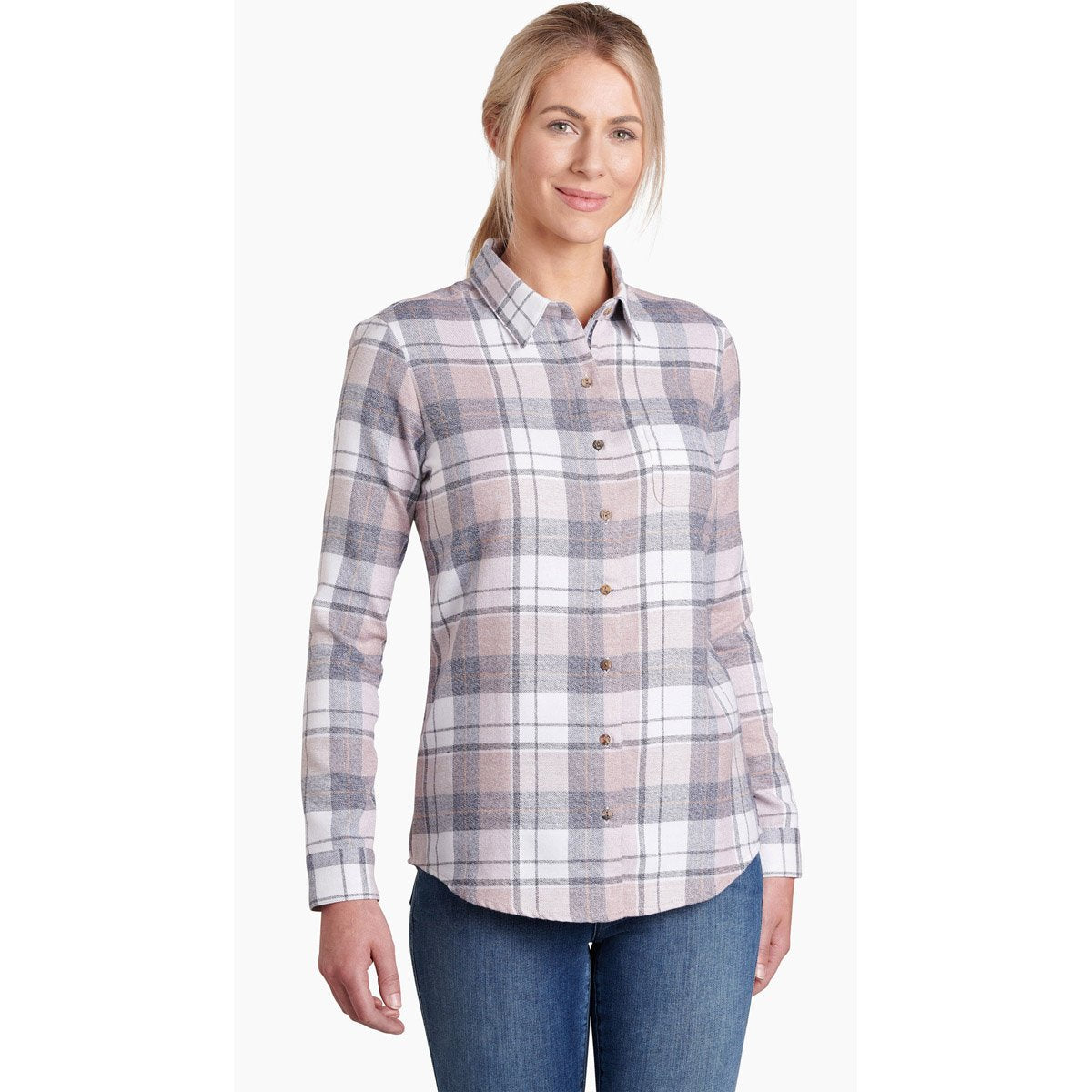 Kuhl Women&#39;s Kamila Flannel Cedar Rose