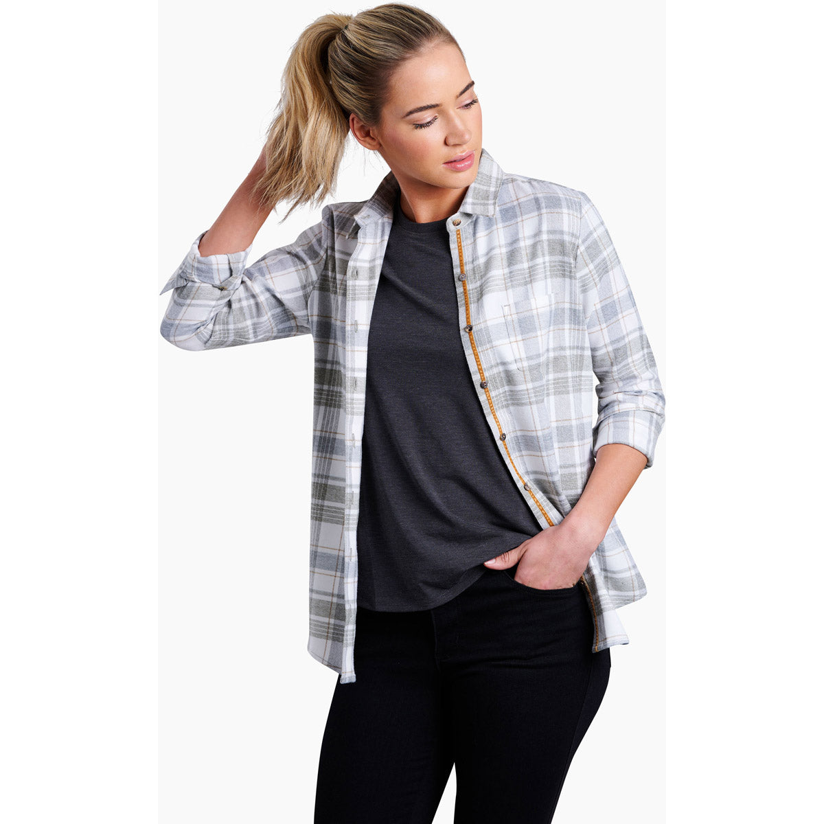 Kuhl Women&#39;s Kamila Flannel Sage