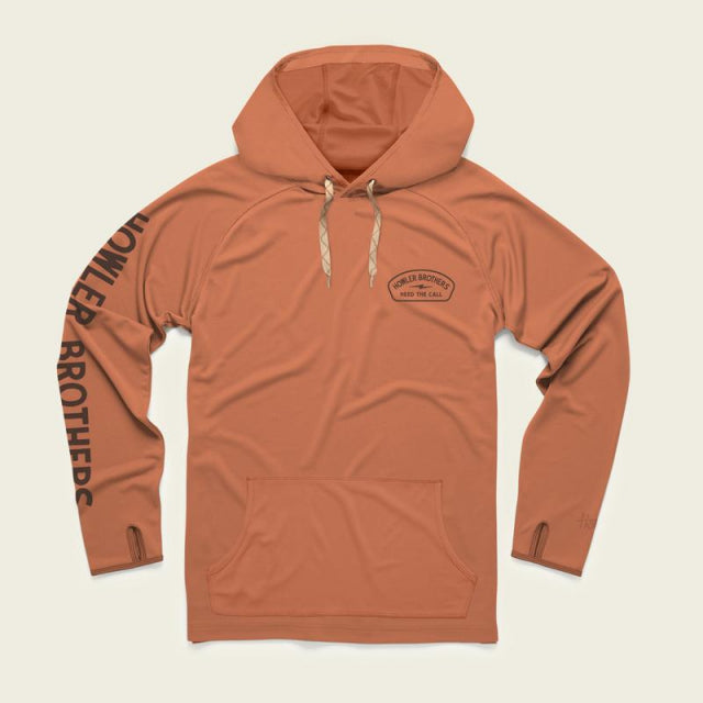 Howler Brothers Men's Loggerhead Hoodie Lightning Badge:Orange