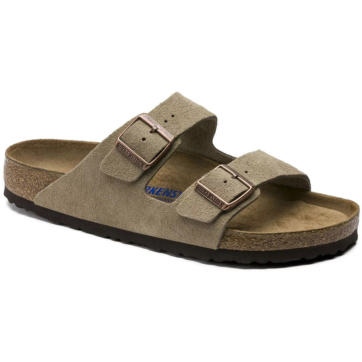 Birkenstock Arizona Soft Footbed Suede Leather Taupe