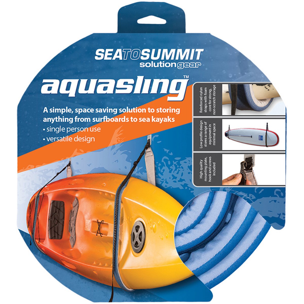 AquaSlings 2-Pack-Sea to Summit-Blue-Uncle Dan's, Rock/Creek, and Gearhead Outfitters