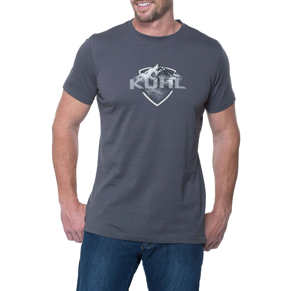 Kuhl Men's Born in the Mountains T-Shirt Carbon