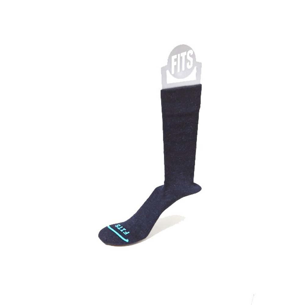 Fits Business Crew Socks Solid Navy