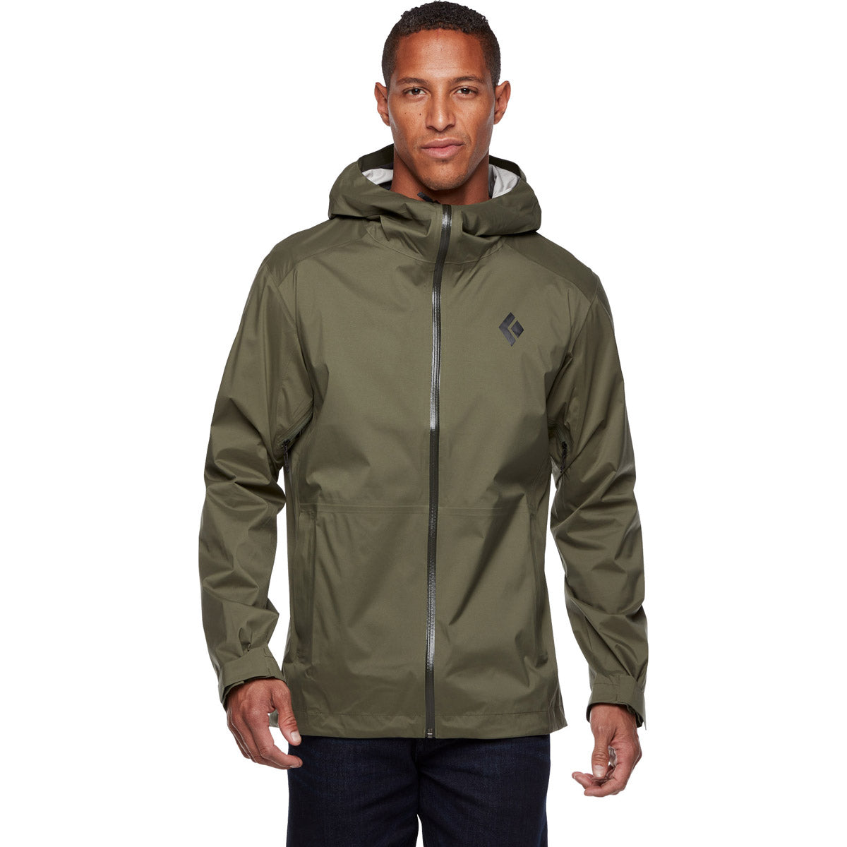 Black Diamond Men&#39;s Stormline Stretch Rain Shell Tundra