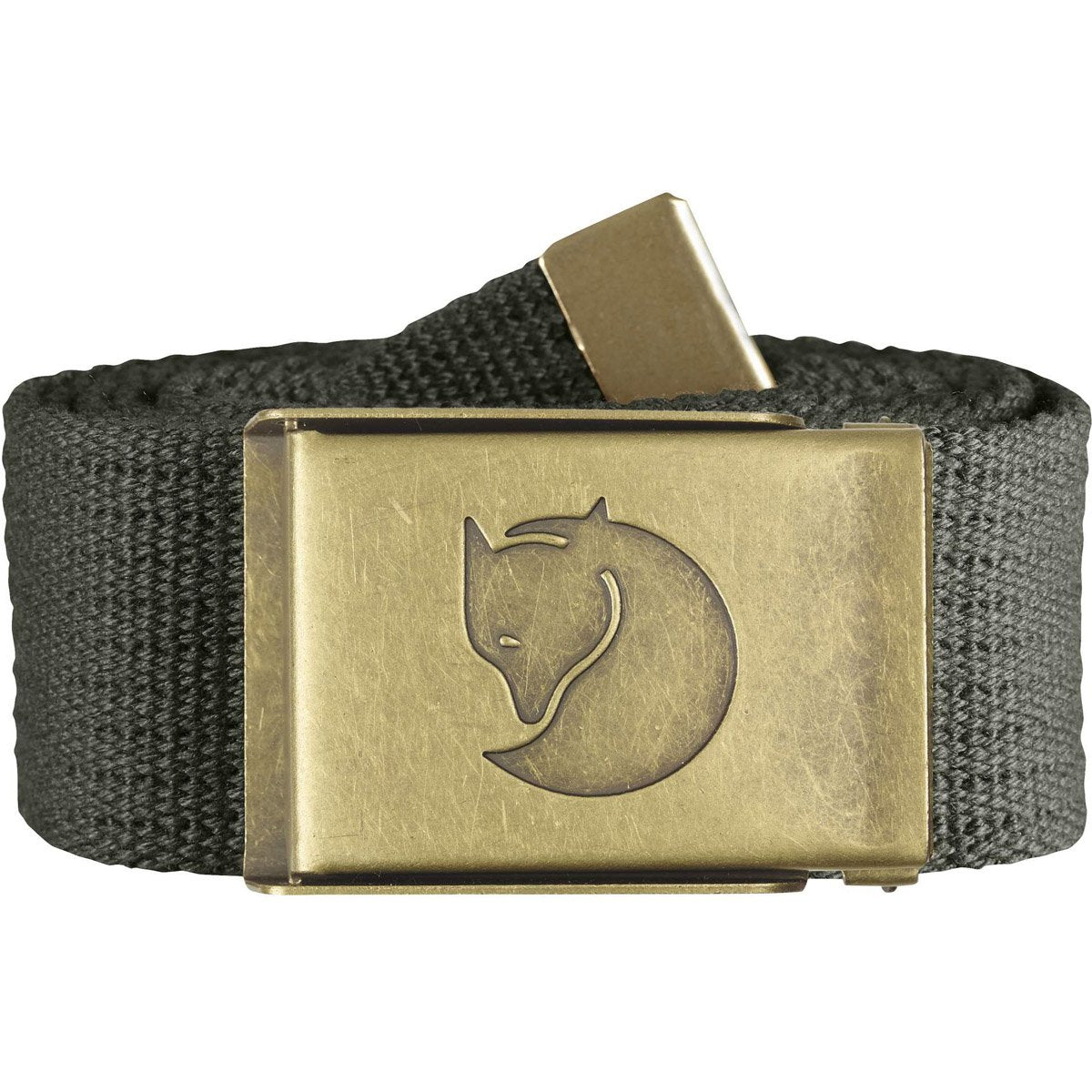 Fjallraven Canvas Brass Belt - 4 cm Mountain Grey