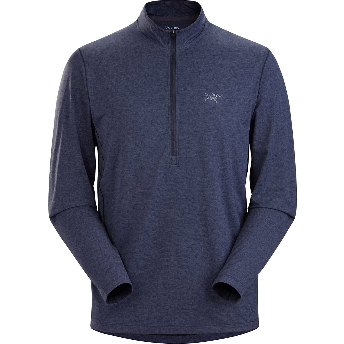 Arcteryx Men's Cormac Zip Neck Long Sleeve Shirt Black Sapphire