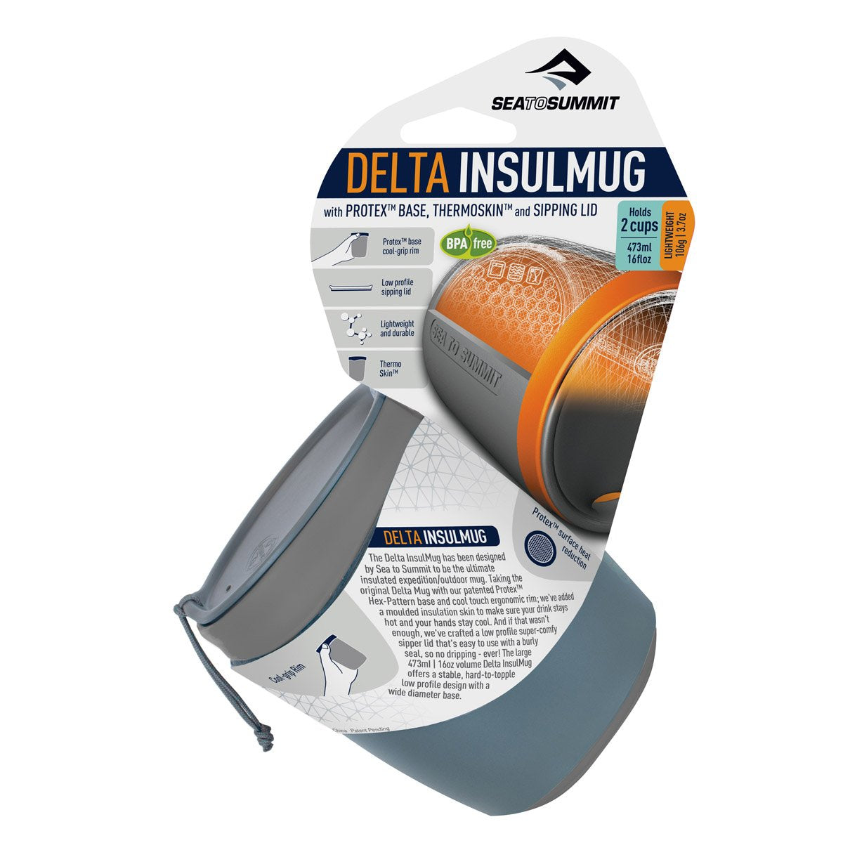 Sea to Summit Delta Insul-Mug Titanium Grey