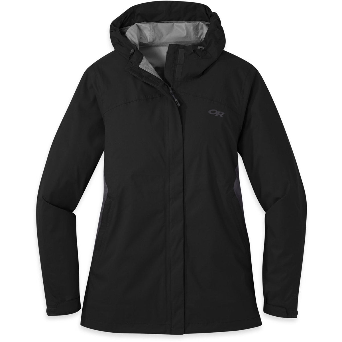 Outdoor Research Women&#39;s Apollo Stretch Rain Jacket Black/Storm